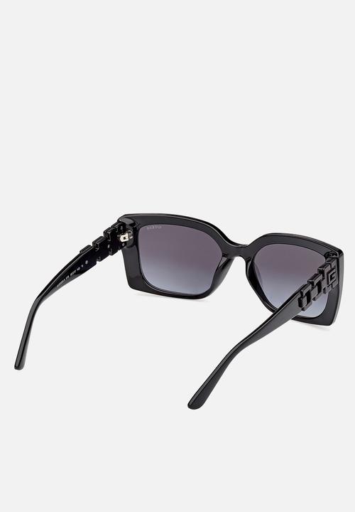 GUESS - Guess Sunglass & Case W0001 GU00265H-01B-55 - Shiny Black