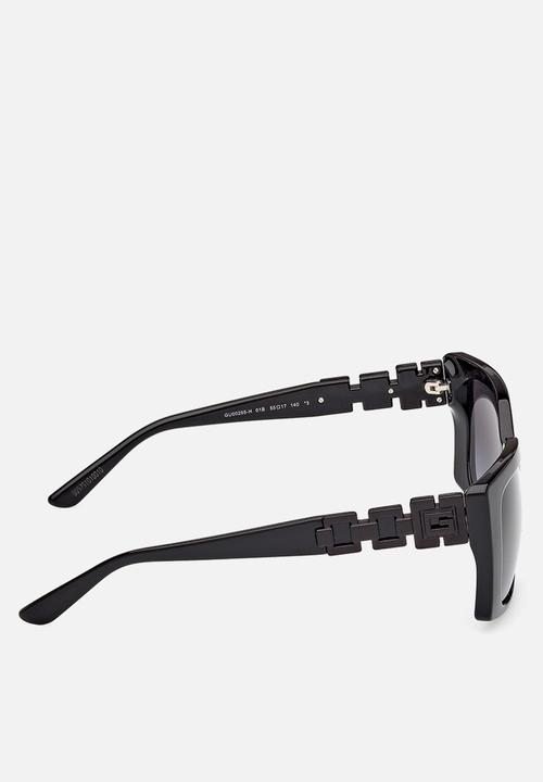 GUESS - Guess Sunglass & Case W0001 GU00265H-01B-55 - Shiny Black