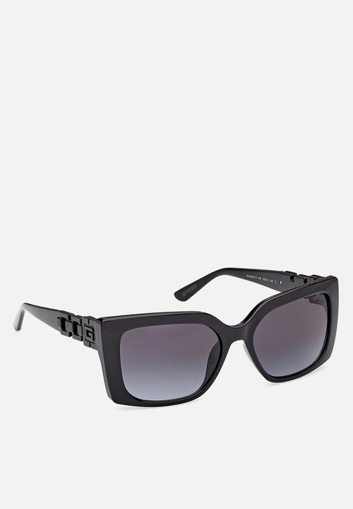 GUESS - Guess Sunglass & Case W0001 GU00265H-01B-55 - Shiny Black