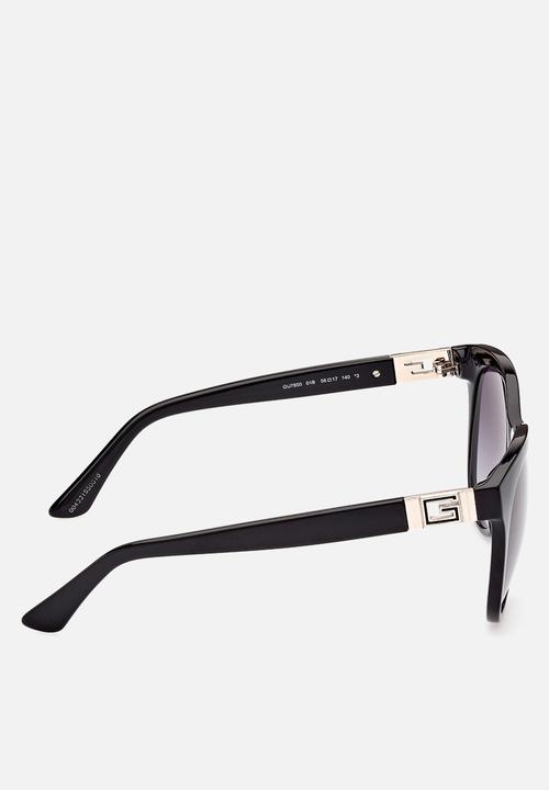 GUESS - Guess Sunglass & Case W0001 GU7850-01B-56 - Shiny Black