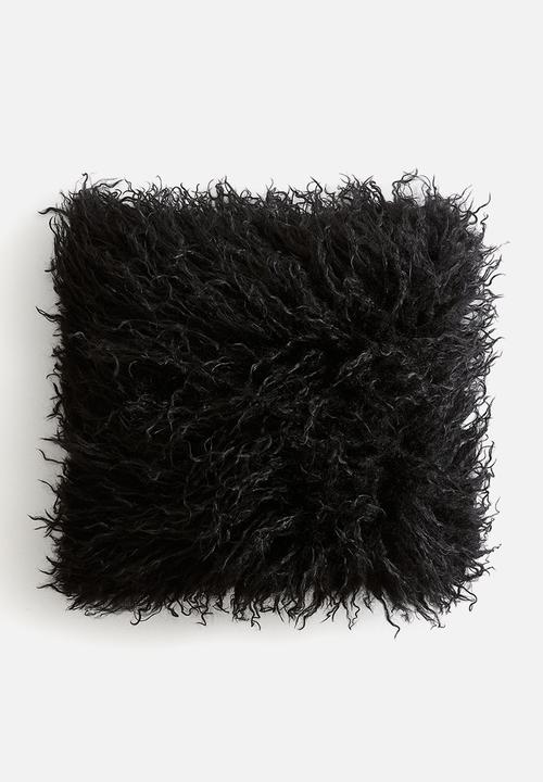 H&M - Fluffy cushion cover - black
