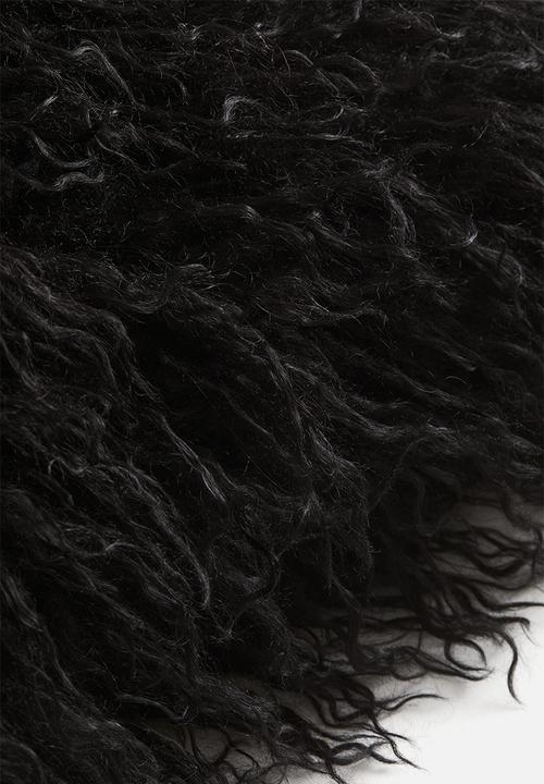 H&M - Fluffy cushion cover - black