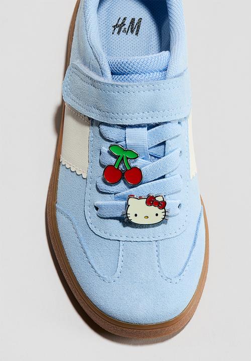 H&M - Motif-detail trainers - light blue/hello kitty