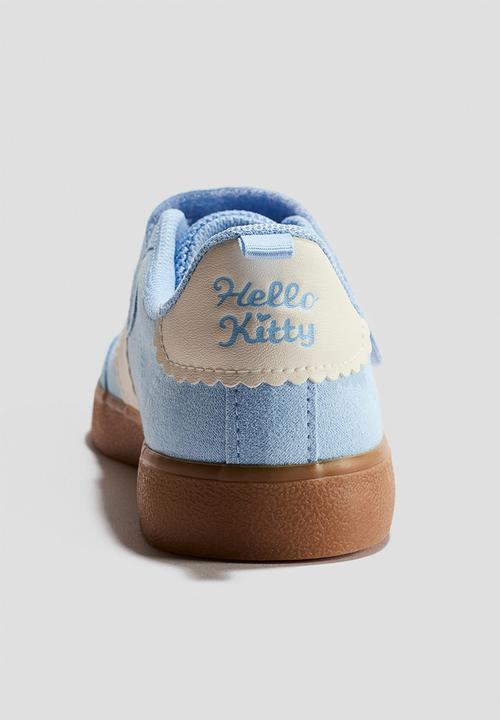 H&M - Motif-detail trainers - light blue/hello kitty