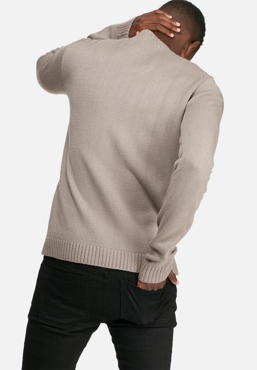 basicthread - High neck chunky knit