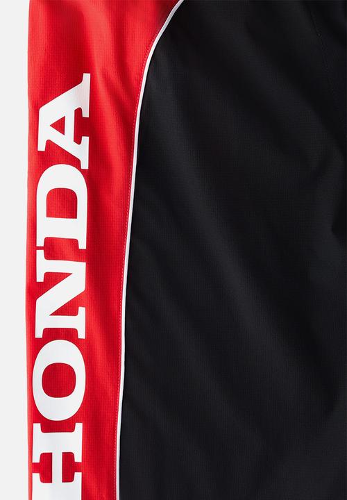 H&M - Loose fit printed shorts - black/honda