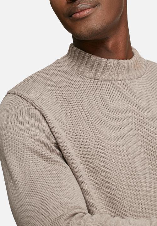 basicthread - High neck chunky knit