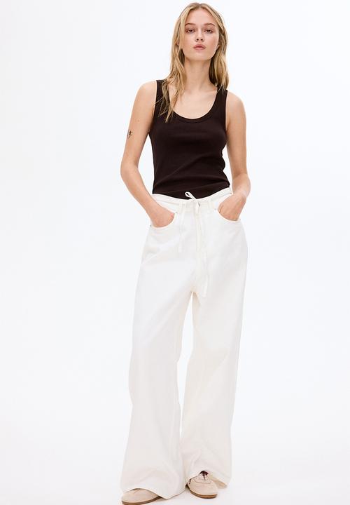 H&M - Ribbed vest top - dark brown