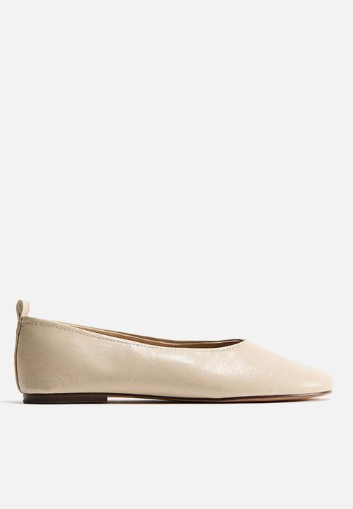 H&M - Ballet pumps - light beige