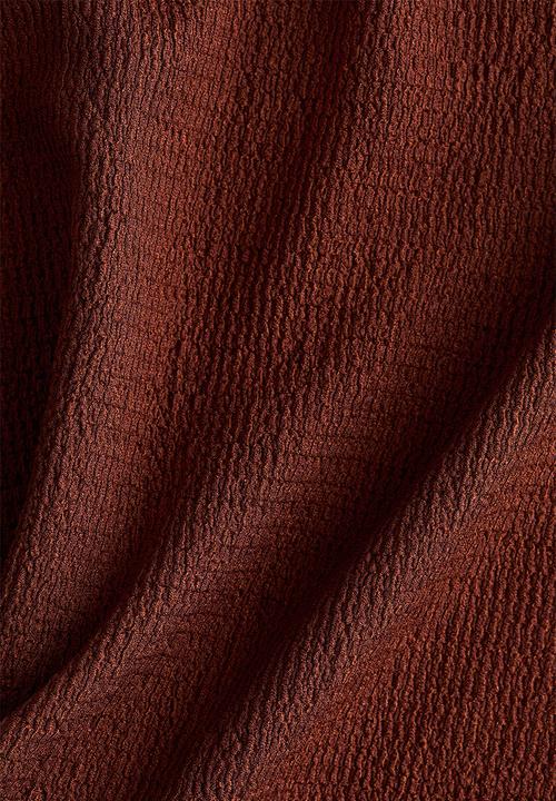 H&M - Textured jersey top - rust red