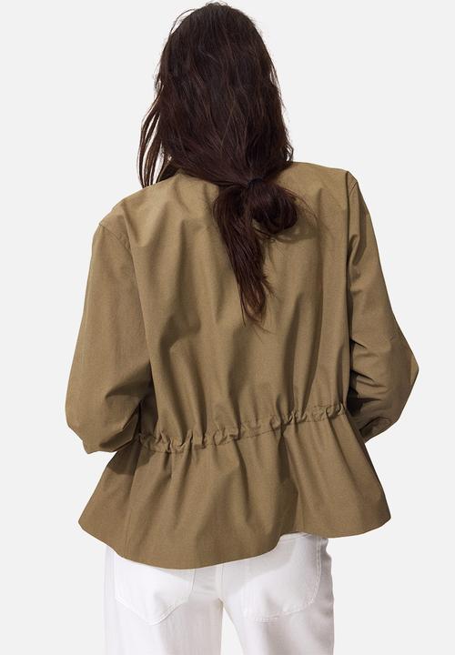 H&M - Cotton twill jacket - khaki green