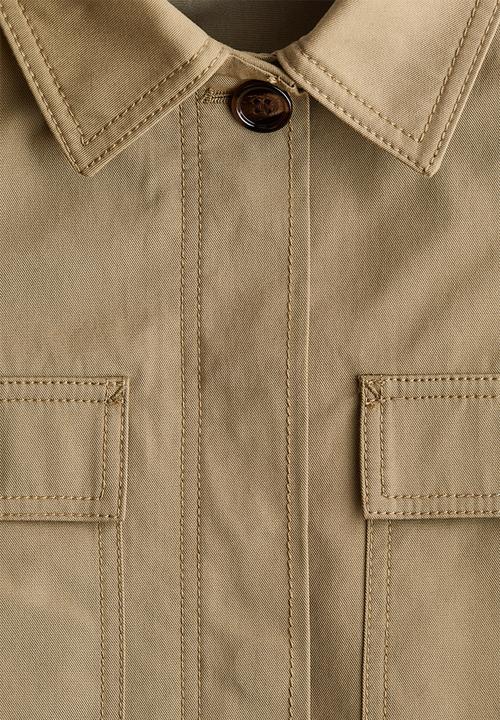 H&M - Cotton twill jacket - khaki green