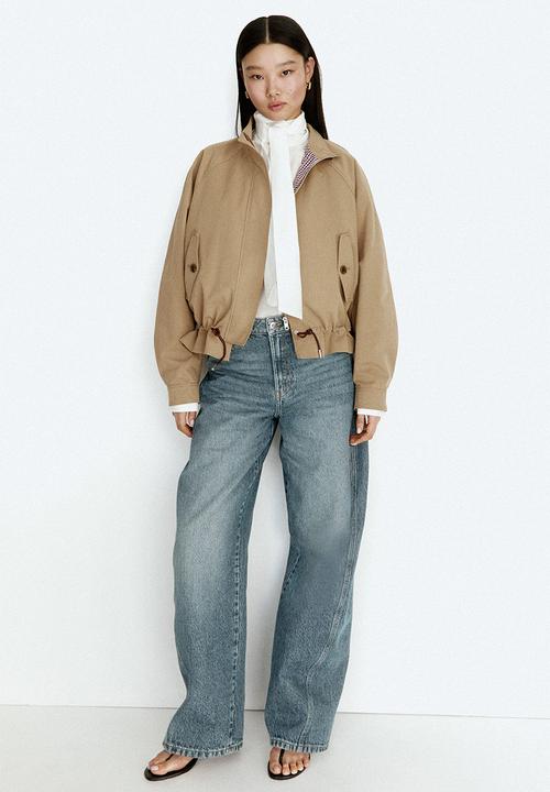 H&M - Cotton twill jacket - dark beige