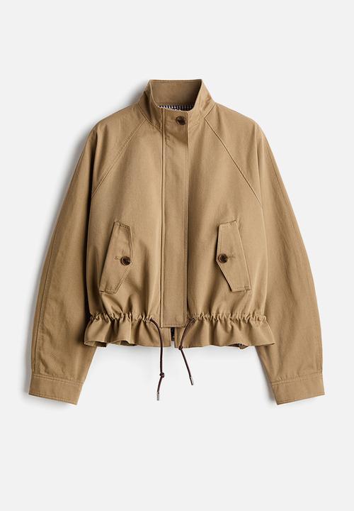 H&M - Cotton twill jacket - dark beige