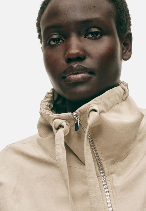 H&M - Linen-blend jacket - beige