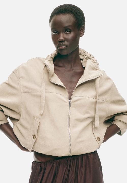 H&M - Linen-blend jacket - beige
