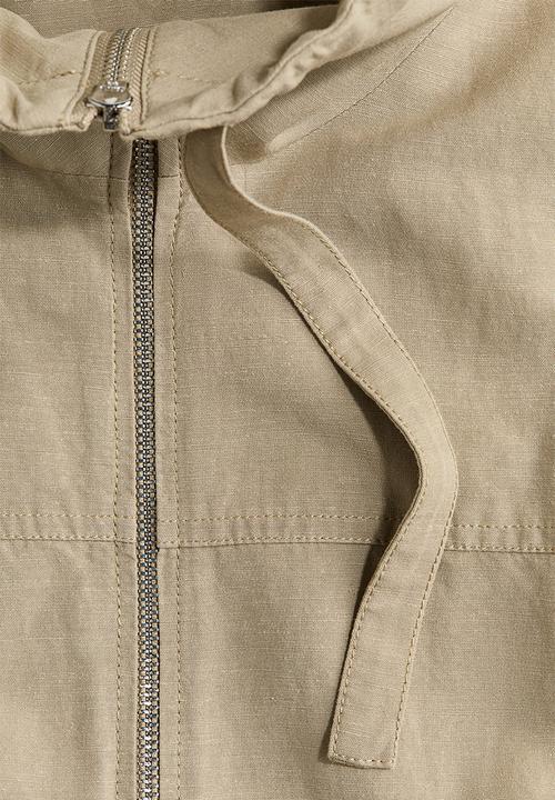H&M - Linen-blend jacket - beige