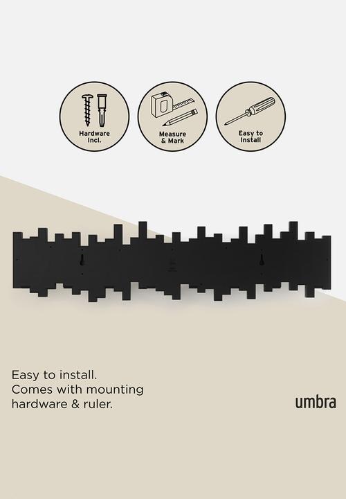 Umbra - Sticks Multi Hook 8 - Black