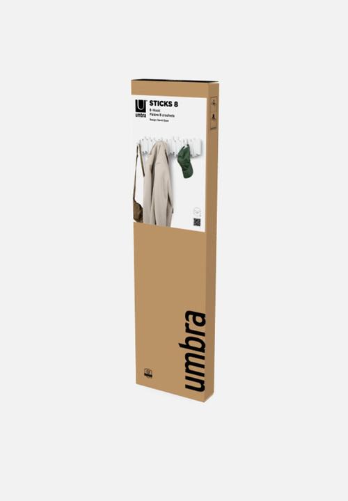 Umbra - Sticks Multi Hook 8 - White