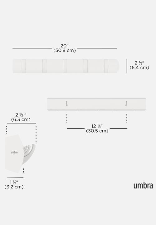 Umbra - Flip 5 Hook - White