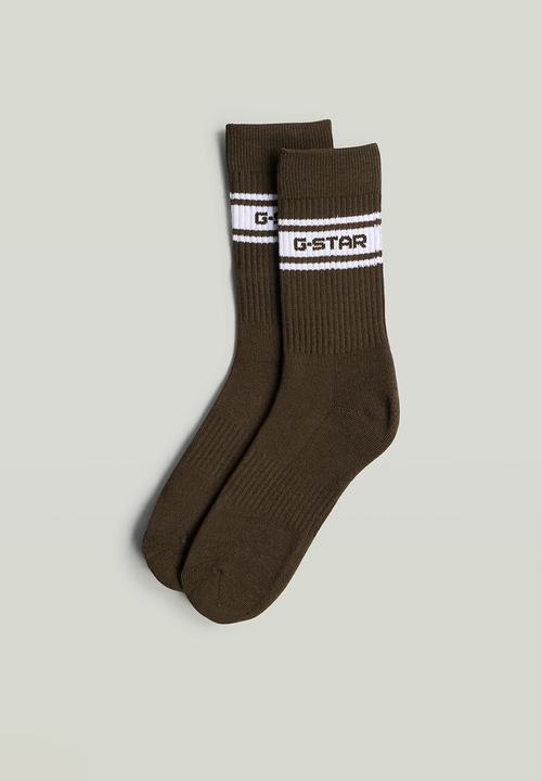 G-STAR - Boxer and 2pk sock giftset - khaki