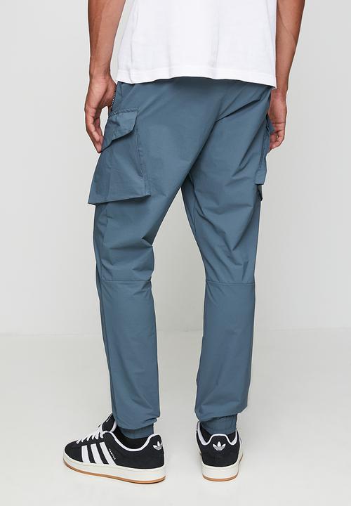 SOVIET - Nylon Track Pants-Petrol