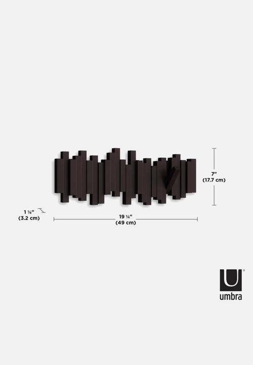 Umbra - Sticks Multi Hook 8 - Espresso