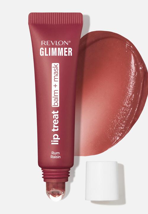 Revlon - Glimmer Lip Treatment Balm + Mask - 010 Rum Raisin