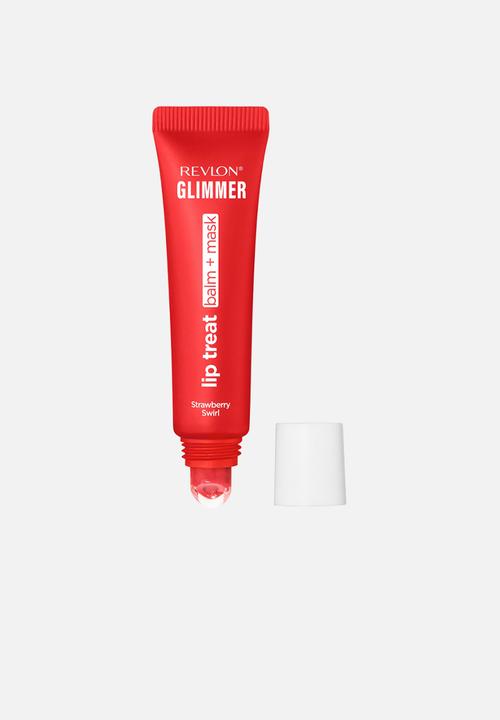 Revlon - Glimmer Lip Treatment Balm + Mask - 011 Strawberry Swirl