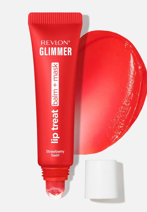 Revlon - Glimmer Lip Treatment Balm + Mask - 011 Strawberry Swirl