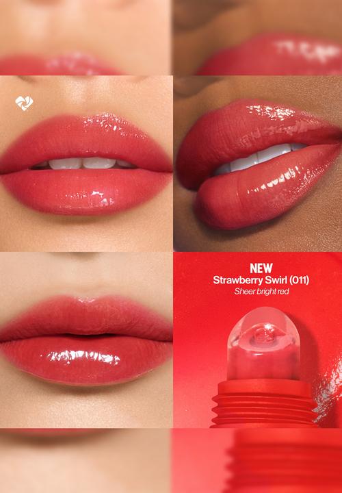 Revlon - Glimmer Lip Treatment Balm + Mask - 011 Strawberry Swirl