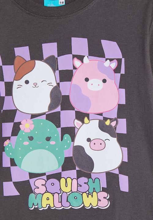 Pop Candy - Oversized Squishmallow  tee - charcoal