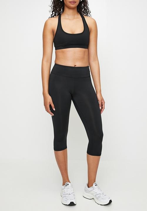 Reebok - Core Mid Rise Capri - Black