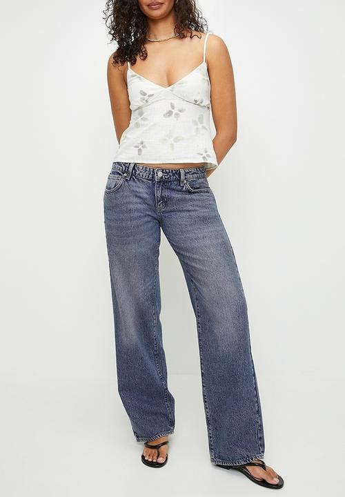 Cotton On - Low rise straight jean - lavendula haze