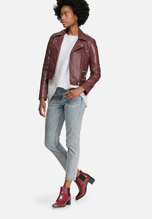 Vero Moda - Rida leather jacket