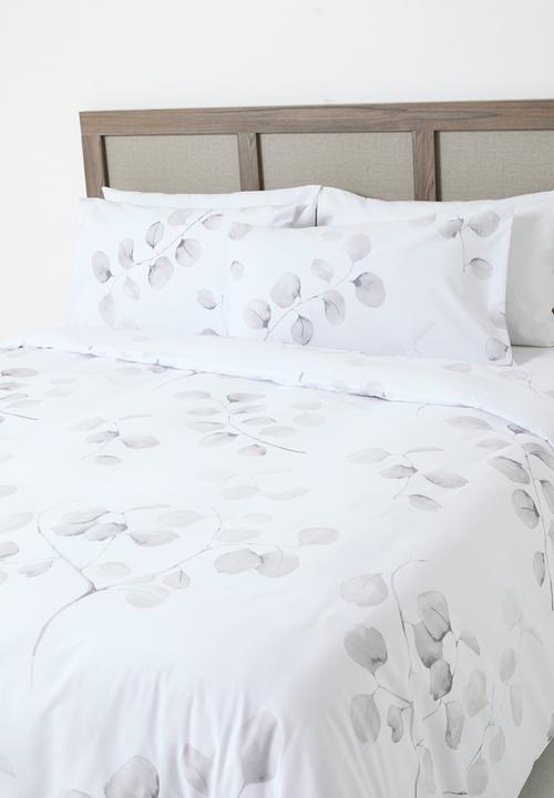 Horrockses - Mono Leaf Duvet Cover Set