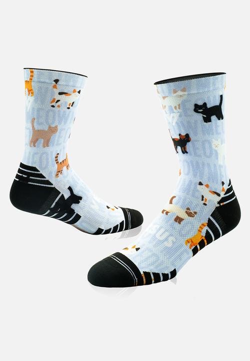 Versus - Cats 2.0 Active Crew Socks - blue