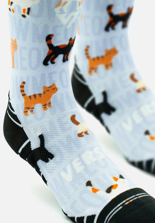 Versus - Cats 2.0 Active Crew Socks - blue