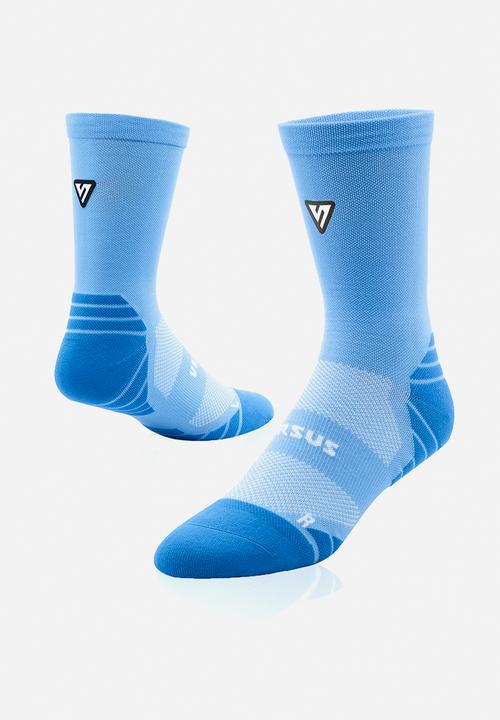 Versus - Classic Active Crew Tab Socks - Blue
