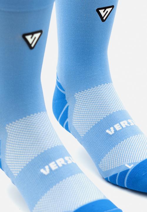 Versus - Classic Active Crew Tab Socks - Blue
