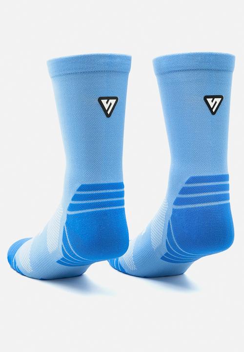Versus - Classic Active Crew Tab Socks - Blue