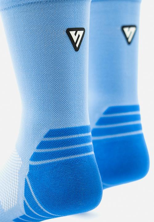 Versus - Classic Active Crew Tab Socks - Blue
