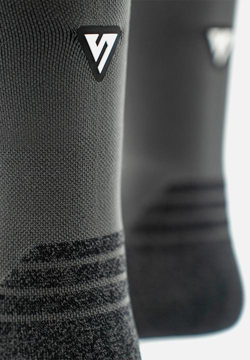 Versus - Classic Active Crew Tab Socks - Charcoal