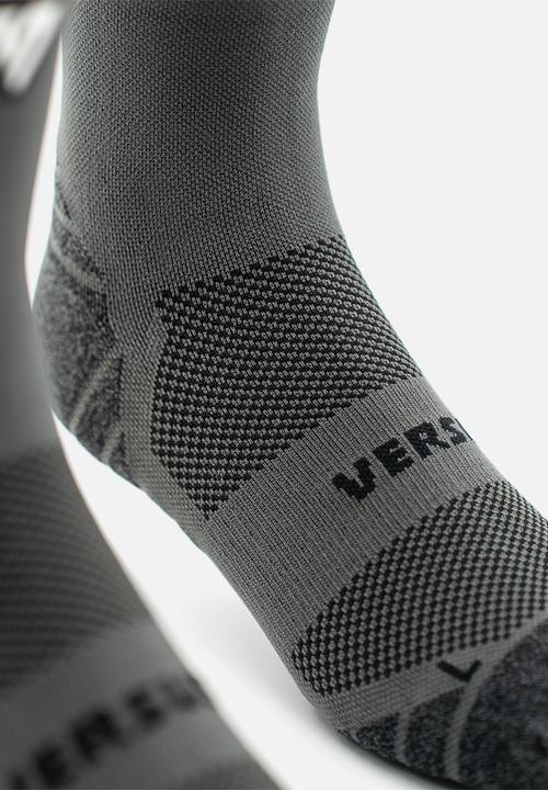 Versus - Classic Active Crew Tab Socks - Charcoal