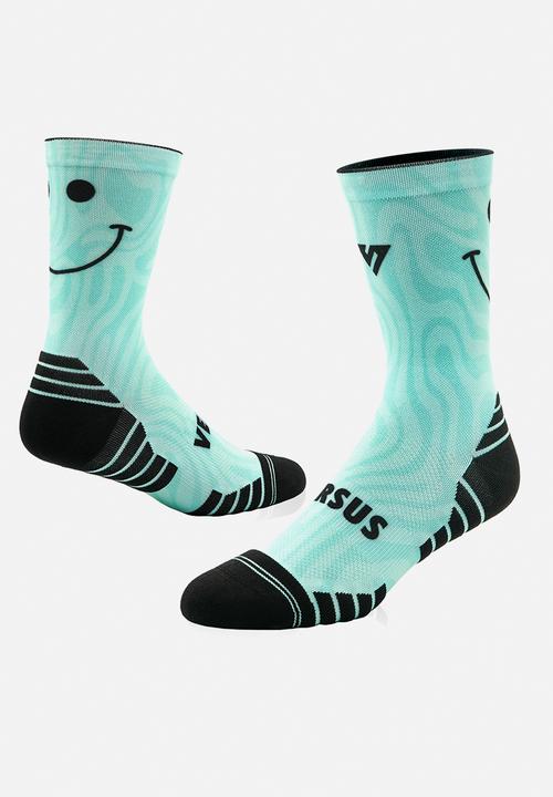 Versus - Bubblegum Smile Active Crew Socks - green