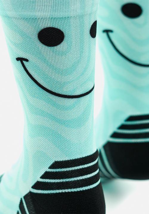 Versus - Bubblegum Smile Active Crew Socks - green