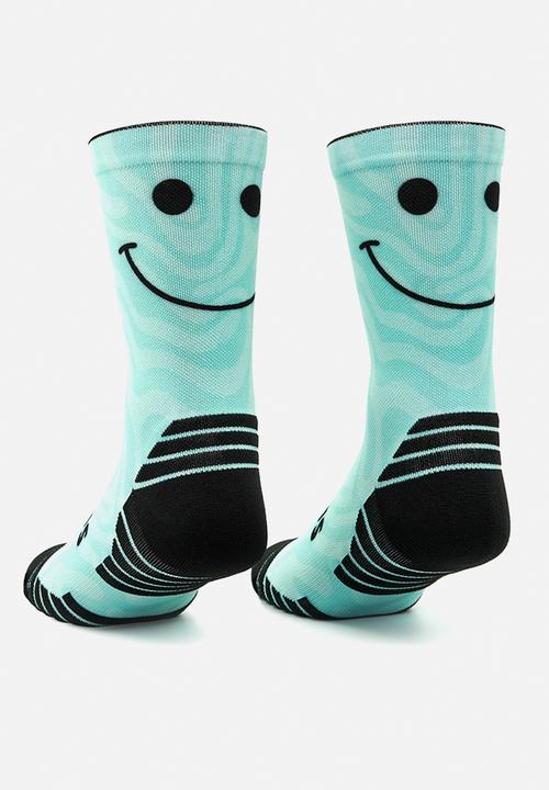Versus - Bubblegum Smile Active Crew Socks - green