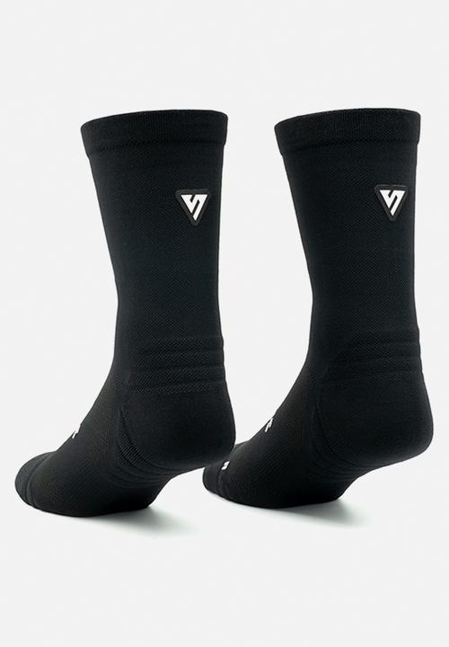 Versus - Classic Active Crew Tab Socks - Black
