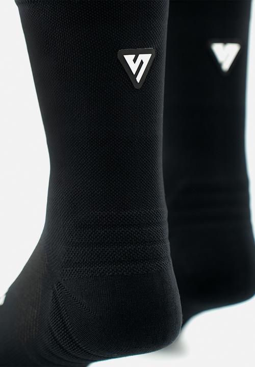 Versus - Classic Active Crew Tab Socks - Black