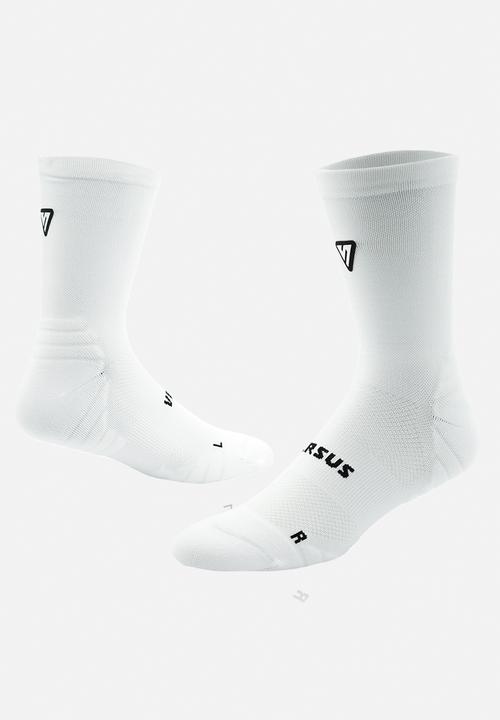 Versus - Classic Active Crew Tab Socks - White